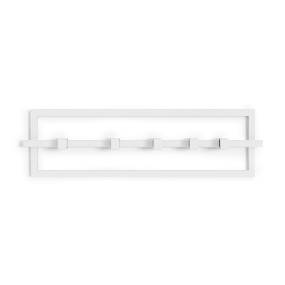 Fehér fém fali fogas Cubiko – Umbra