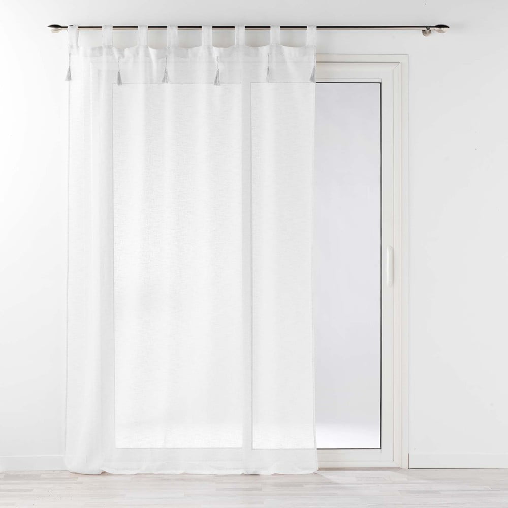 Fehér fényáteresztő függöny 140x240 cm Dalila – douceur d'intérieur