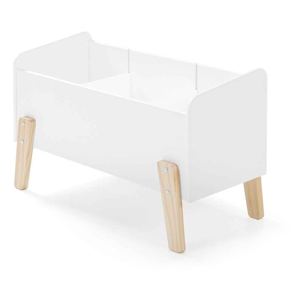Fehér gyerek tárolódoboz 80x39x48 cm Kiddy – Vipack