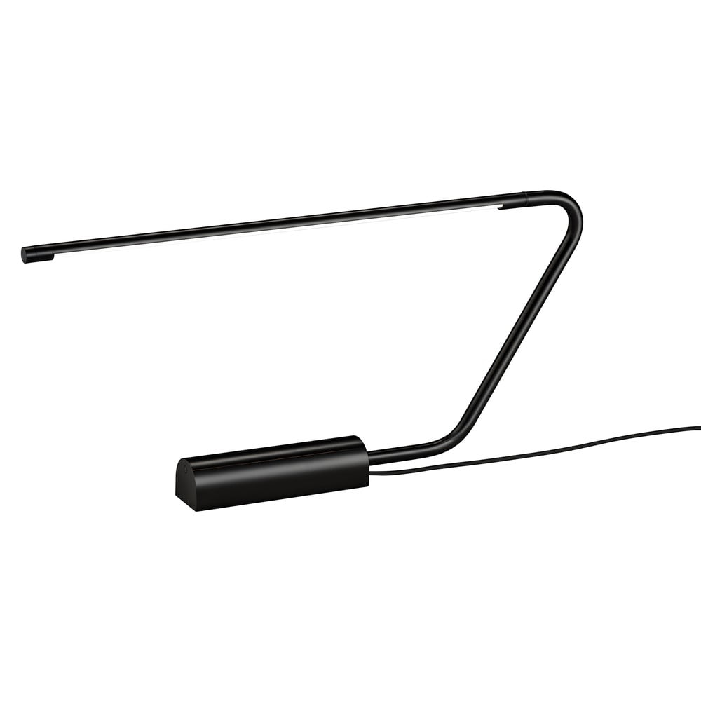 Fekete LED asztali lámpa (magasság 33 cm) Olea – Trio Select