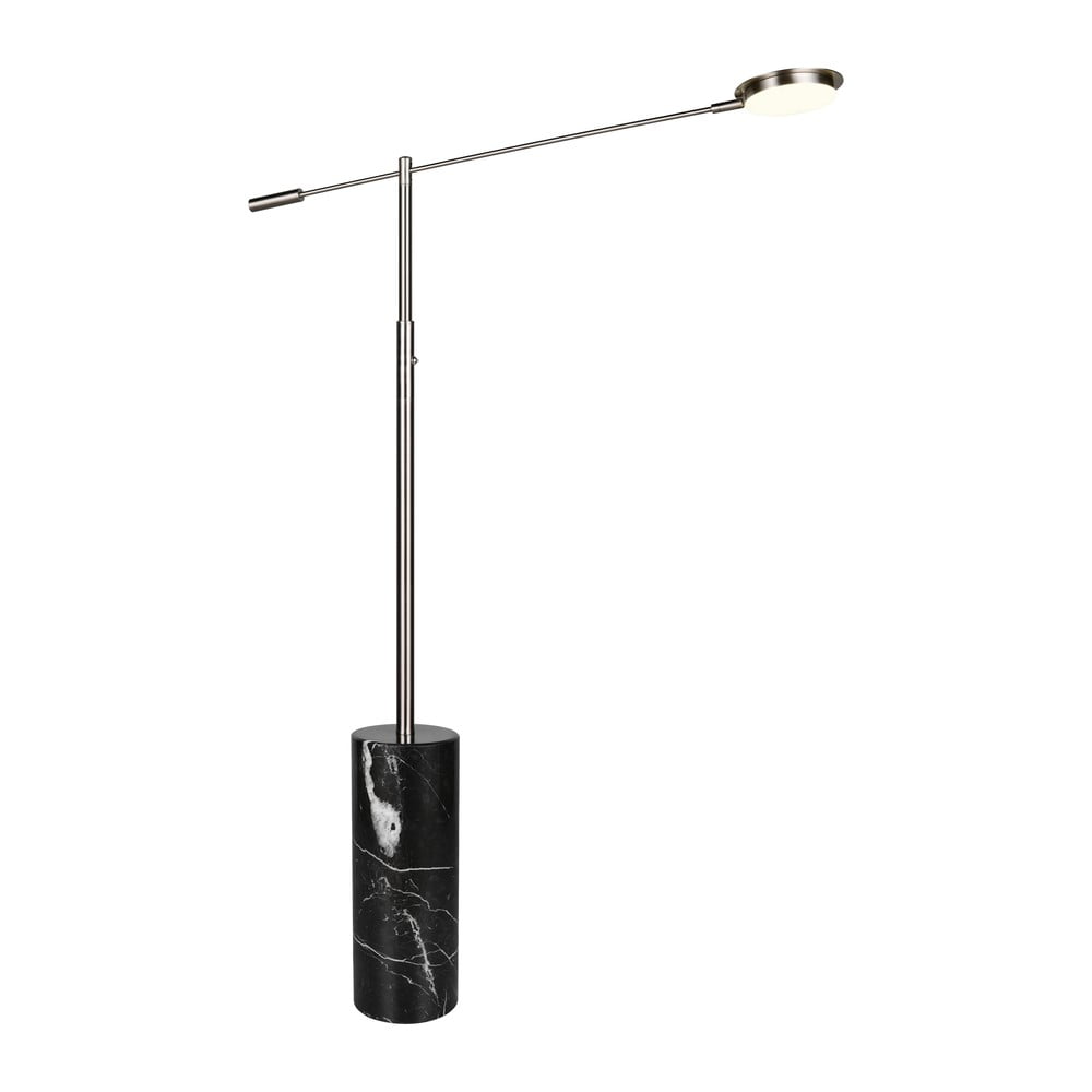 Fekete-ezüstszínű LED állólámpa (magasság 145 cm) Fiore – Trio Select