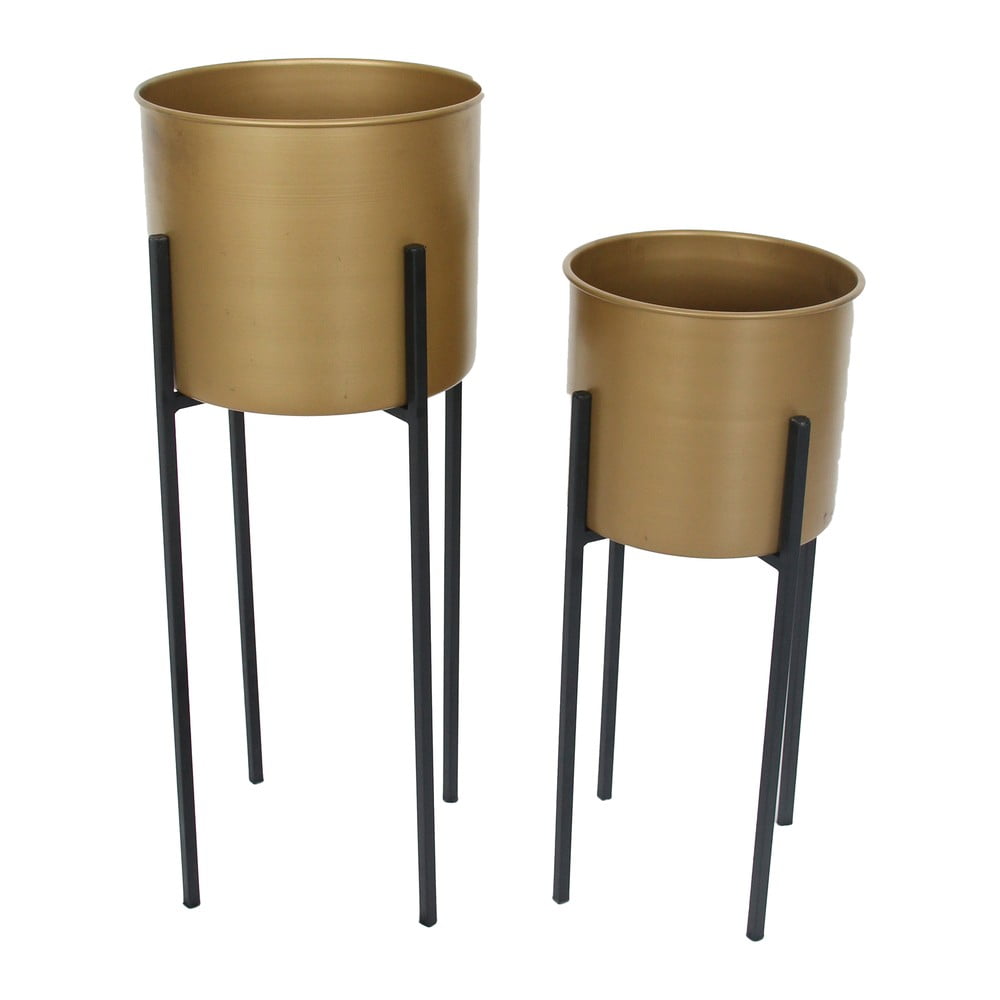 Fém virágcserép készlet 2 db-os ø 24 cm Dempo – Garden Pleasure