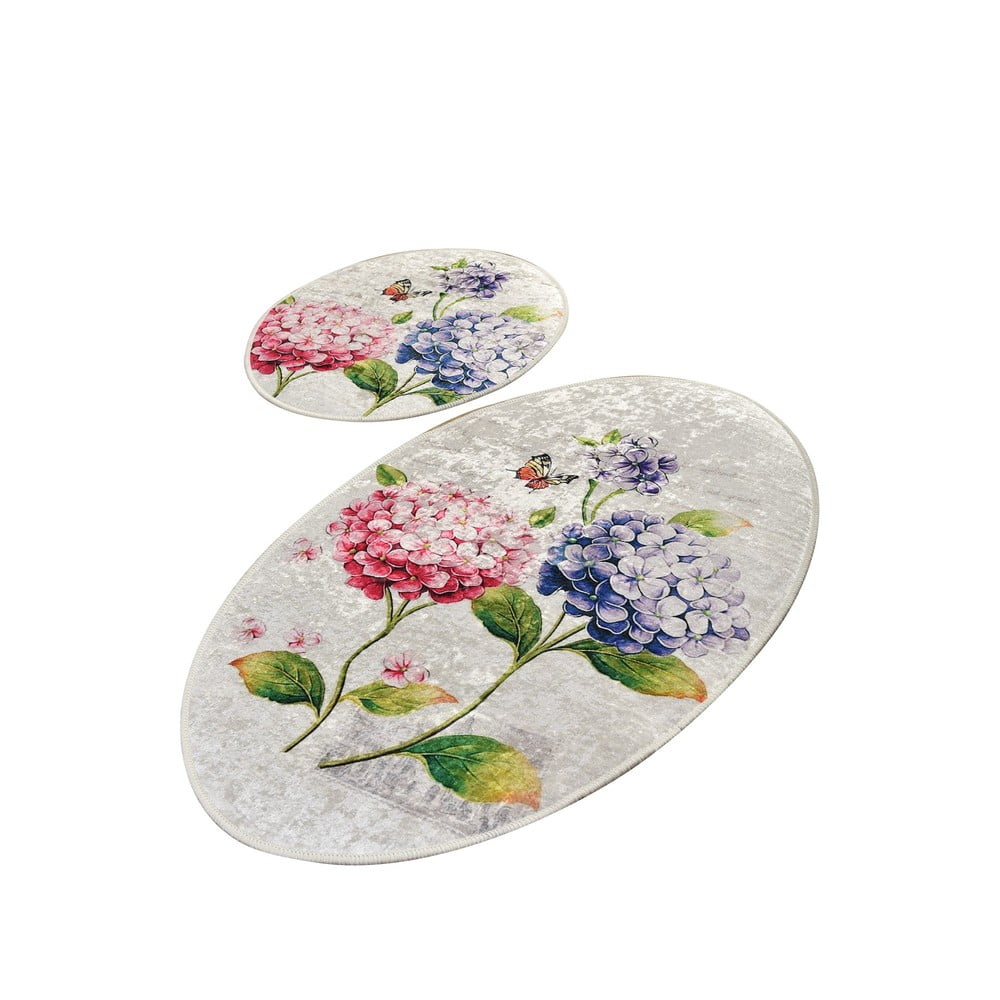 Fürdőszobai kilépő szett 2 db-os 60x100 cm Ortanca – Foutastic