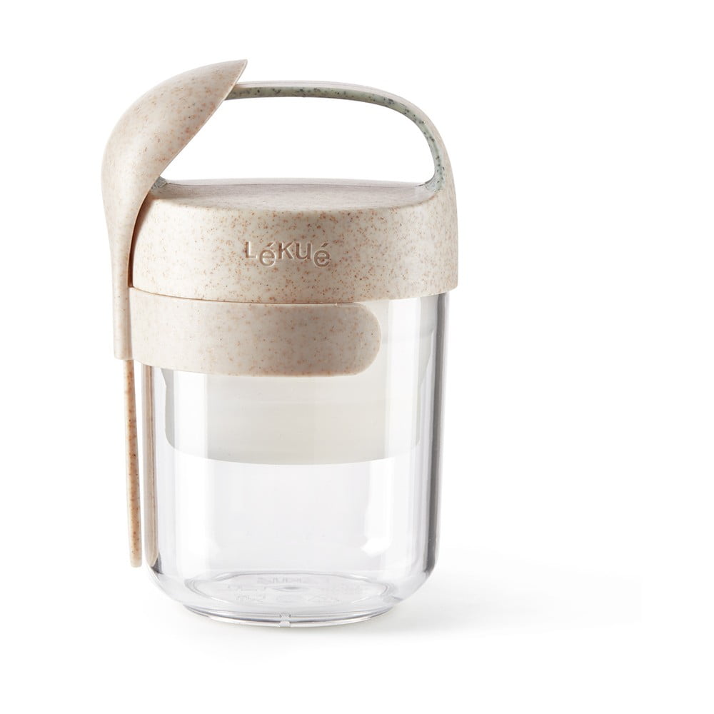 Joghurt tartó kanállal To Go Organic – Lékué