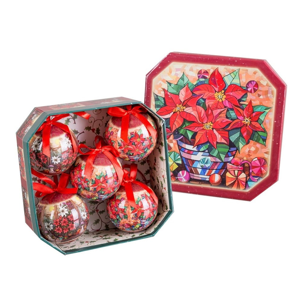 Karácsonyfadísz készlet 5 db-os ø 7