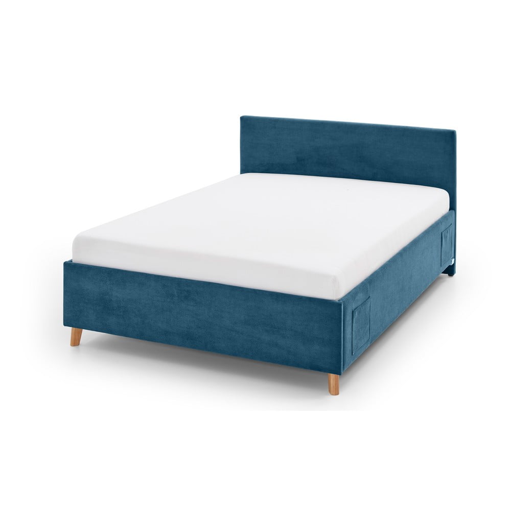 Kék ágyneműtartós gyerekágy 140x200 cm Cool – Meise Möbel