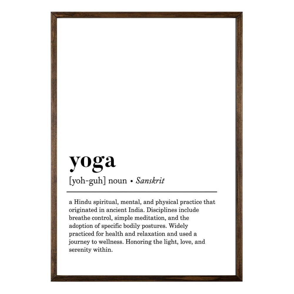 Kép 50x70 cm Yoga – Wallity