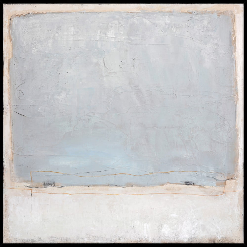 Kézzel festett kép 100x100 cm Blue Inside    – Malerifabrikken