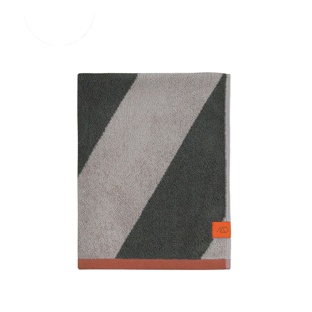 Khaki frottír bio pamut törölköző szett 2 db-os 40x55 cm Diagonal – Mette Ditmer Denmark