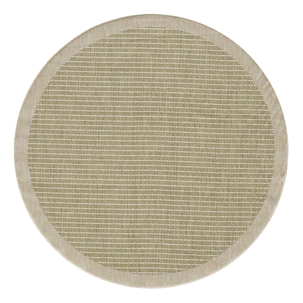 Khaki kerek kültéri-beltéri szőnyeg ø 120 cm Giza 1410 – Ayyildiz Carpets