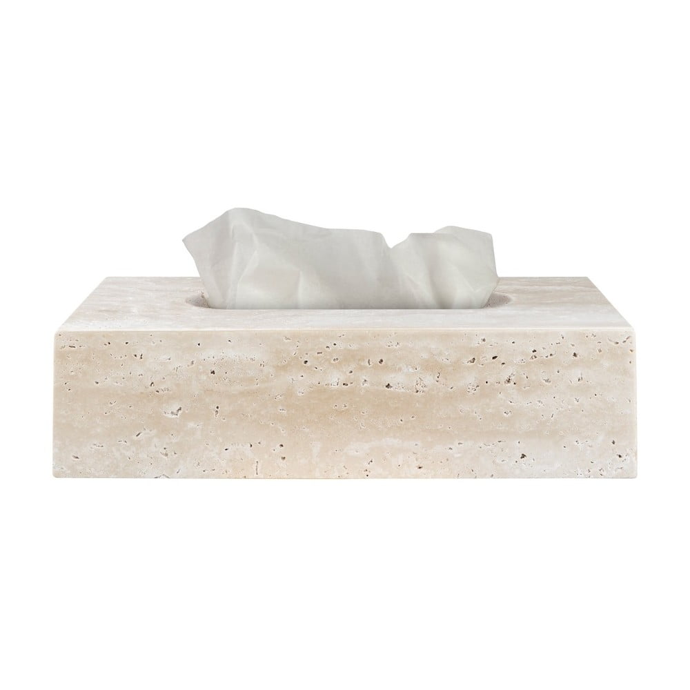Kő zsebkendőtartó Travertine – Mette Ditmer Denmark