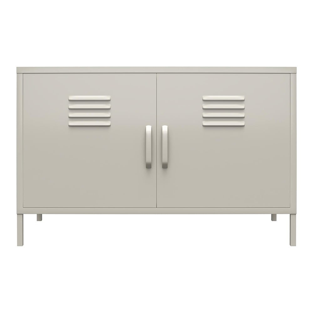 Krémszínű fém szekrény 100x64 cm Bradford – Støraa