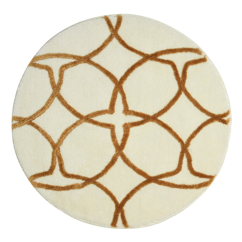 Krémszínű fürdőszobai kilépő ø 90 cm Bonne – Foutastic