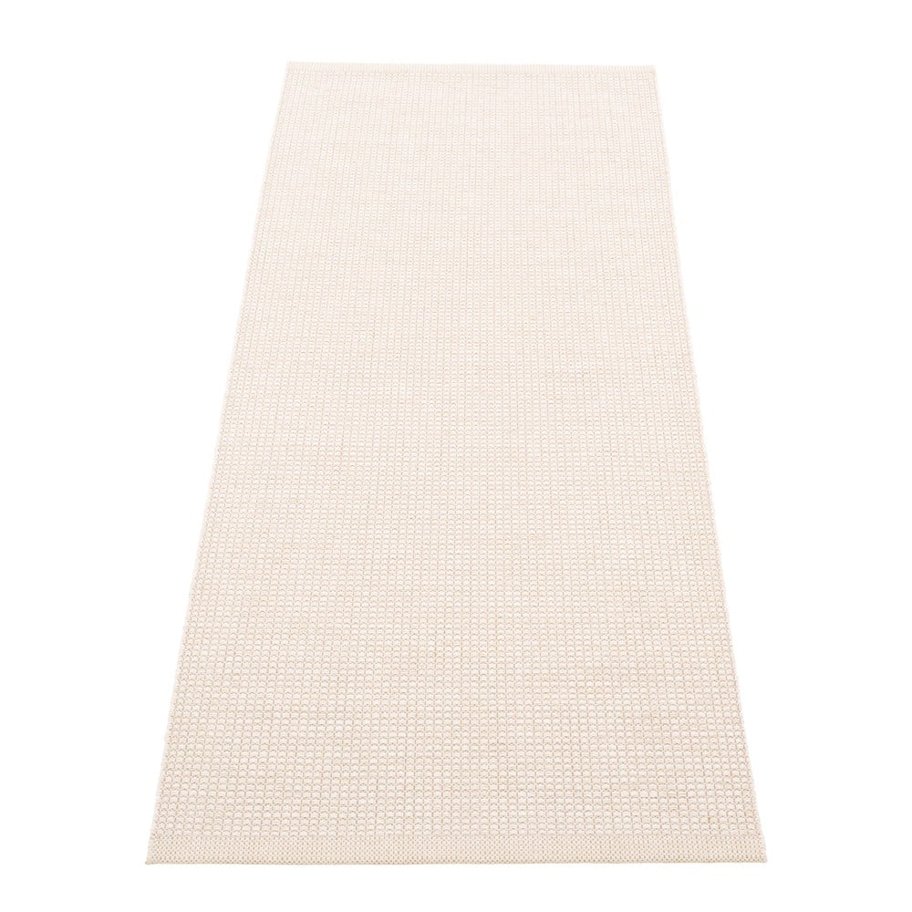 Krémszínű kültéri-beltéri futószőnyeg 70x180 cm Emm Vanilla – Pappelina