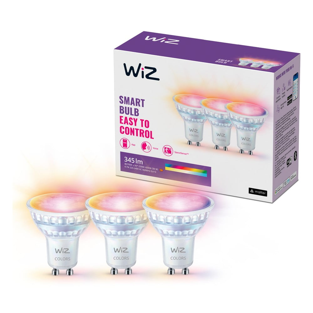LED okos izzó szett 3 db-os GU10