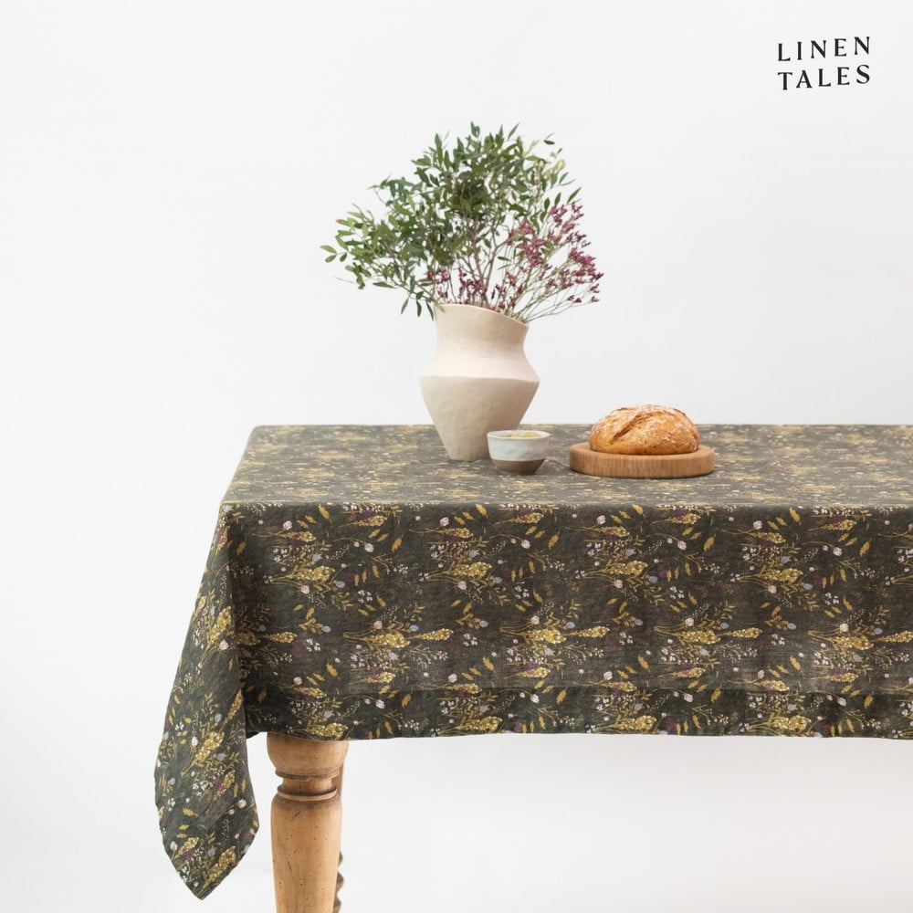 Len asztalterítő 140x300 cm Woodland – Linen Tales