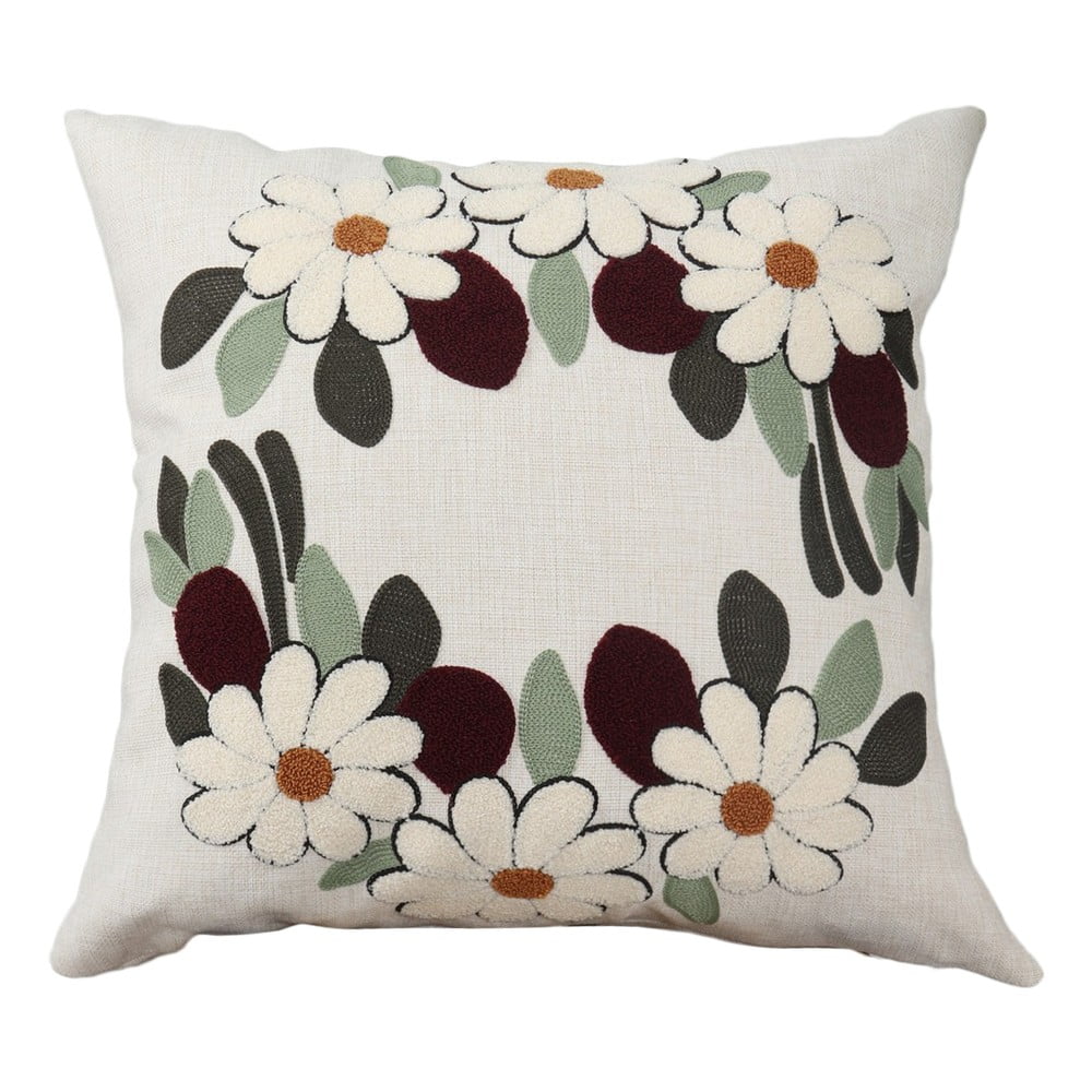 Len díszpárna 43x43 cm Papatya – Mioli Decor