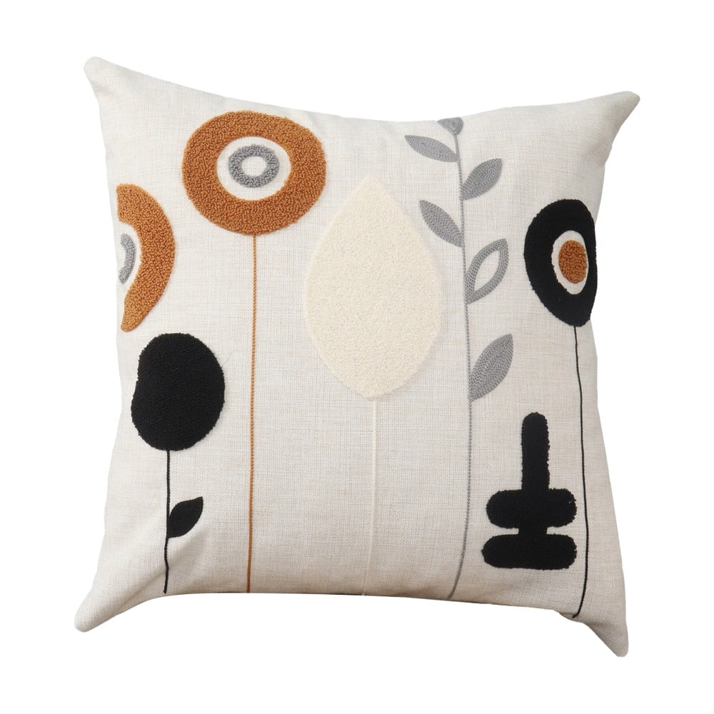 Len díszpárna 43x43 cm Sunflower – Mioli Decor