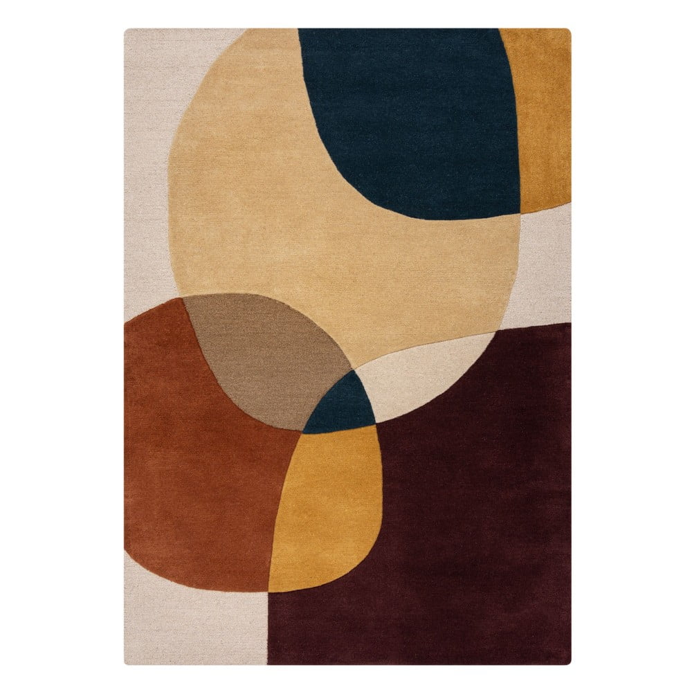 Lila kézi szövésű gyapjú szőnyeg 160x230 cm Glow Purple Multi – Flair Rugs