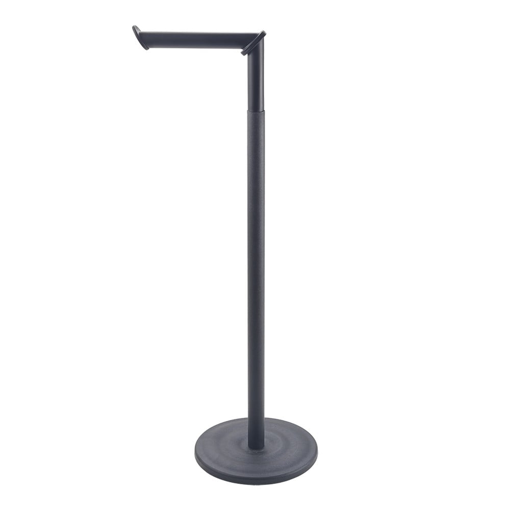 Matt fekete acél WC-papír tartó állvány Lava – Metaltex