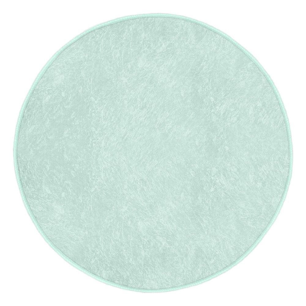 Mentazöld mosható-robotporszívóval tisztítható kerek szőnyeg ø 100 cm Comfort – Mila Home