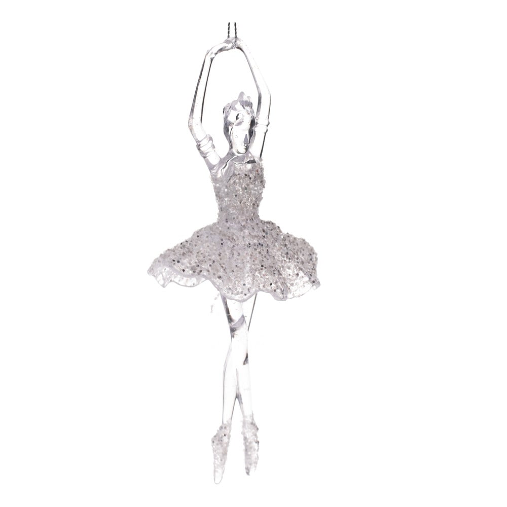 Műanyag karácsonyfadísz 17 cm Balerina – Dakls
