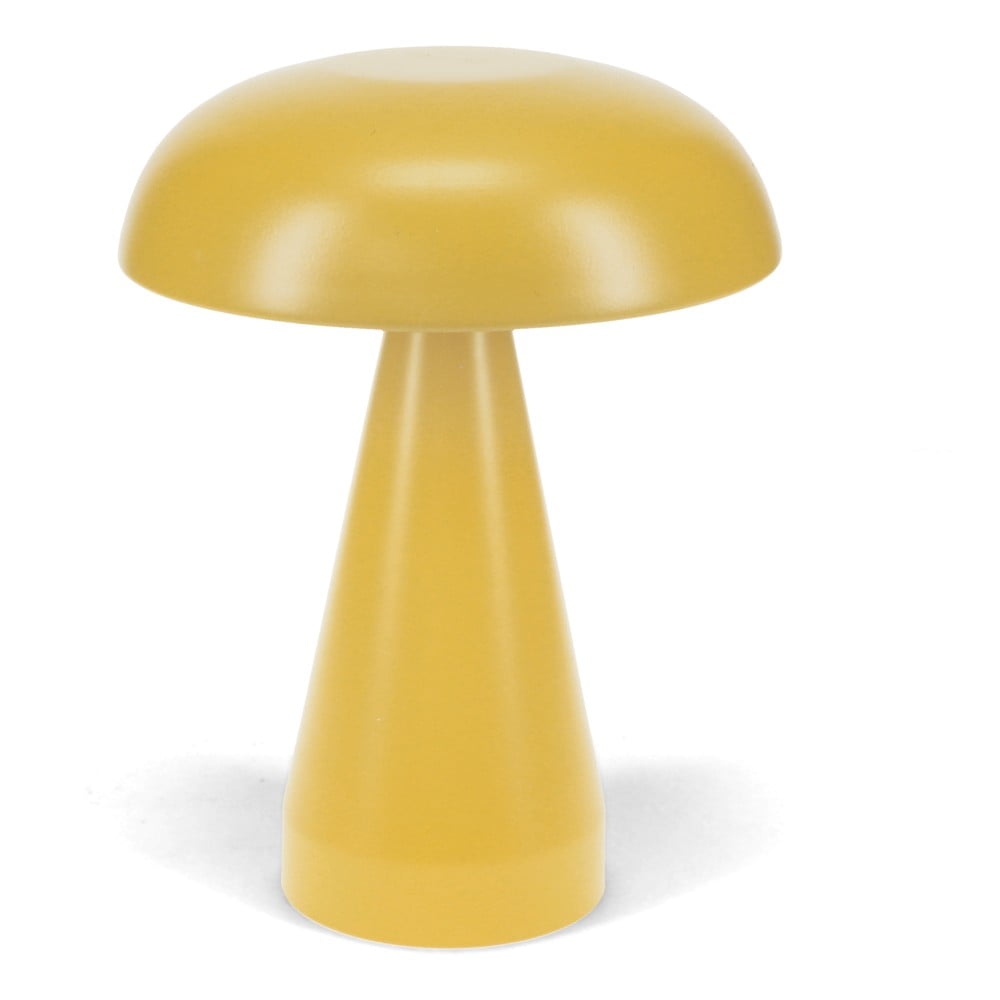 Mustársárga LED dimmelhető asztali lámpa (magasság 20 cm) Mushroom – Rex London