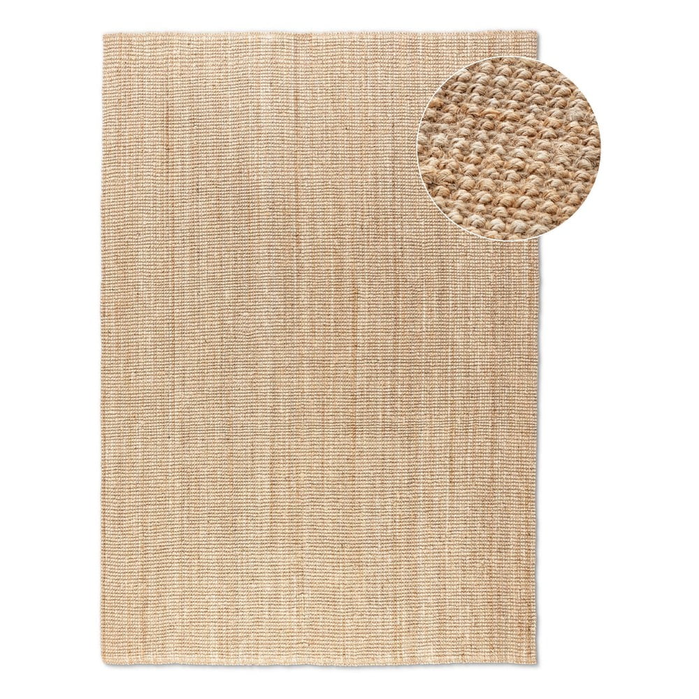 Natúr színű juta szőnyeg 80x150 cm Bouclé – Hanse Home