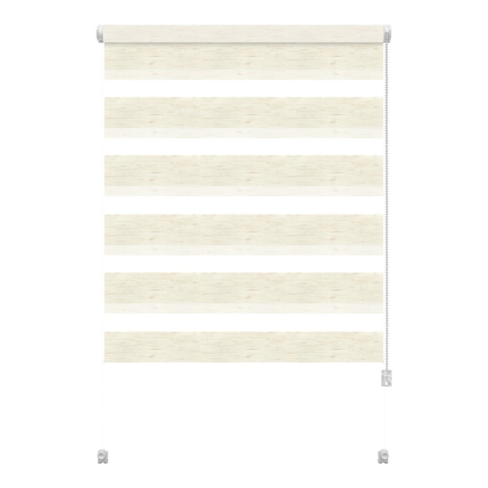 Natúr színű nappali-éjszakai roló 97x150 cm Zebra Silvalin – Gardinia