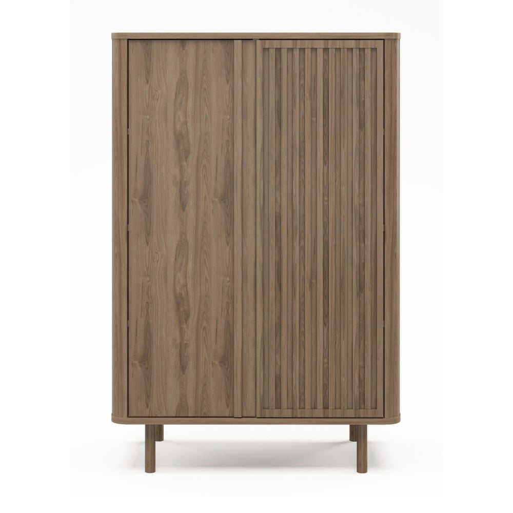 Natúr színű szekrény tölgyfa dekorral 86x130x40 cm Salma – Marckeric