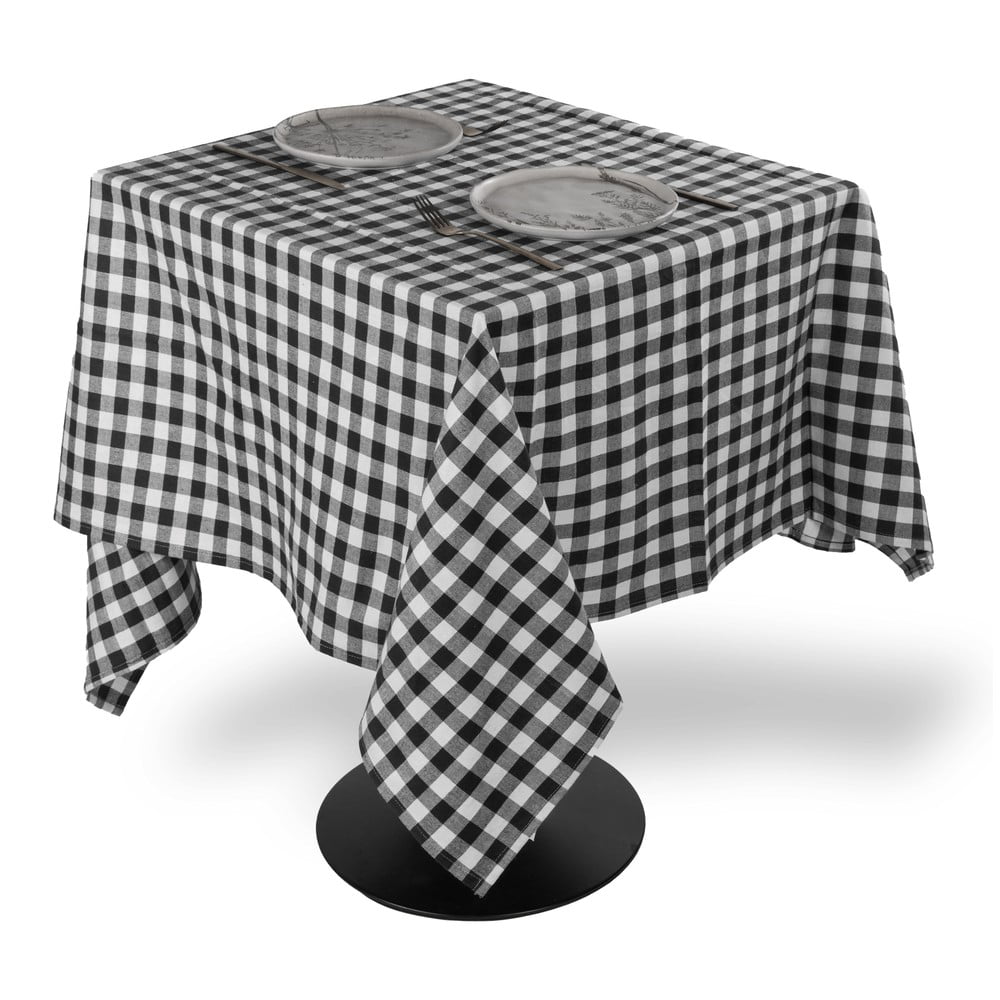 Pamut asztalterítő 150x150 cm Gingham – Tiseco Home Studio