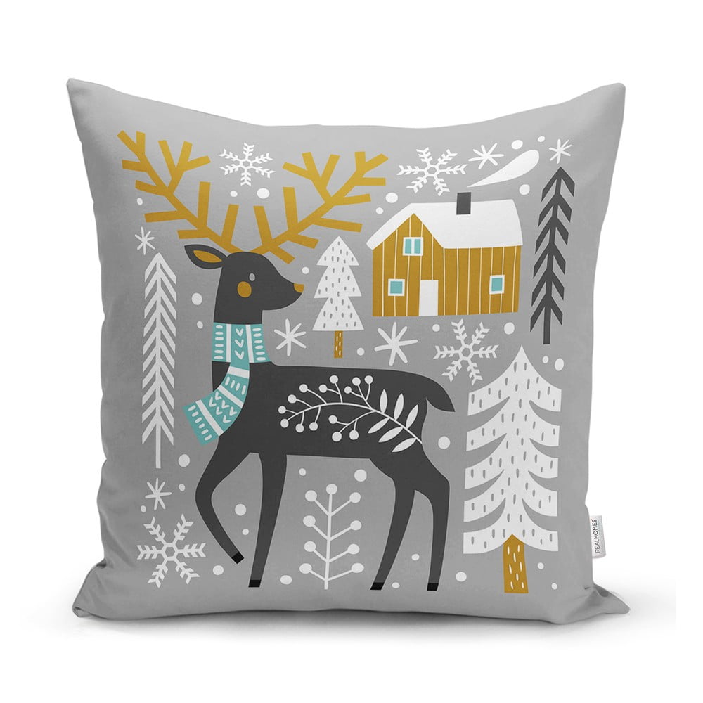 Párnahuzat karácsonyi mintával 43x43 cm – Mila Home