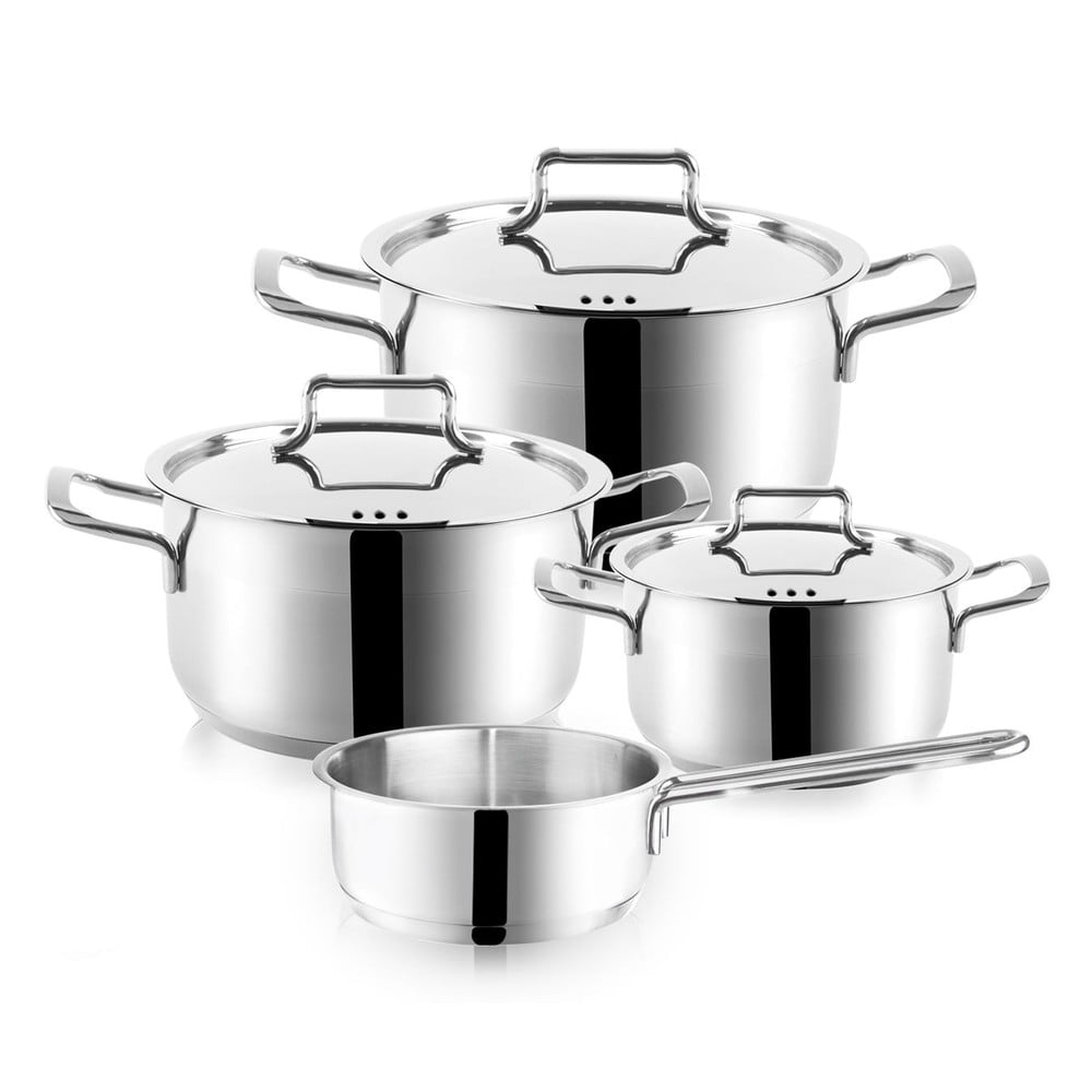 Rozsdamentes acél edény készlet 7 db-os Anett – Orion