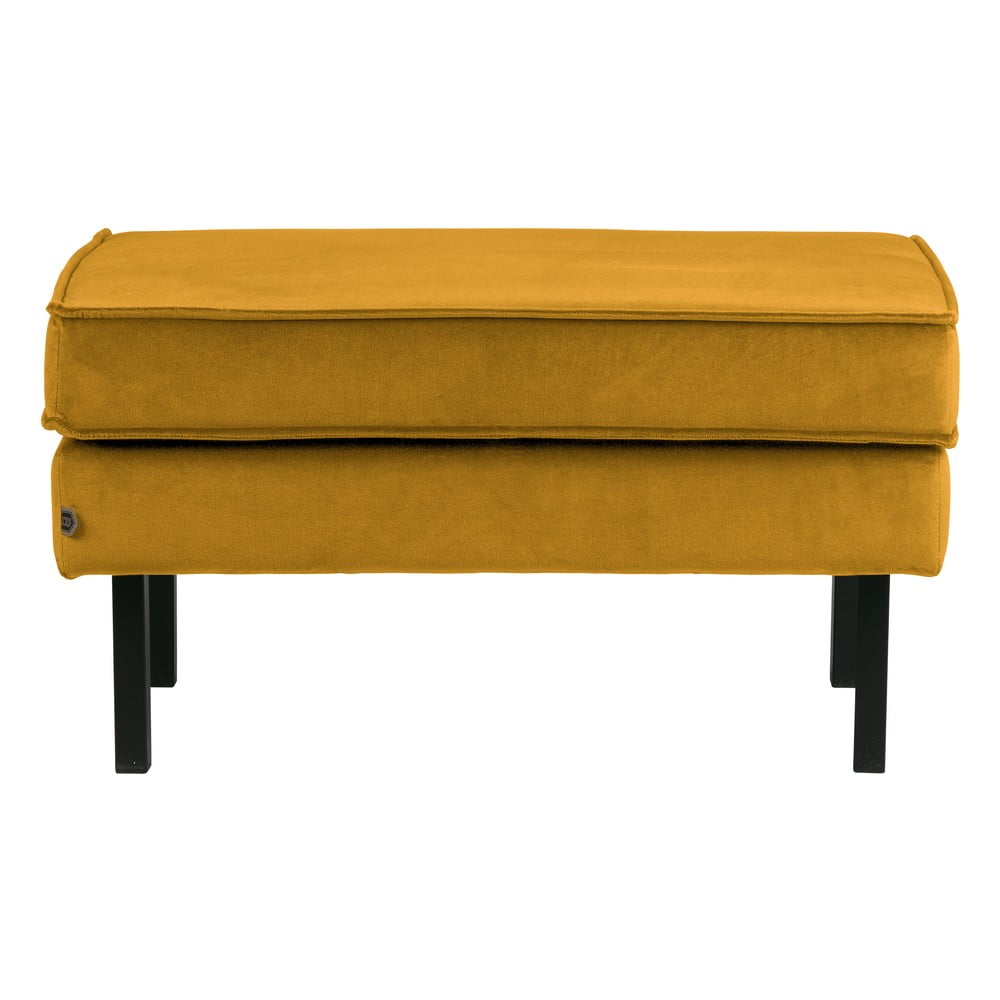 Sárga bársony lábtartó Rodeo – WOOOD