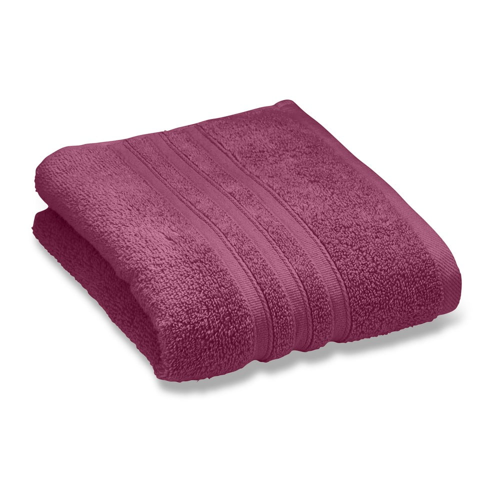 Sötét rózsaszín frottír pamut törölköző 50x85 cm Zero Twist – Catherine Lansfield