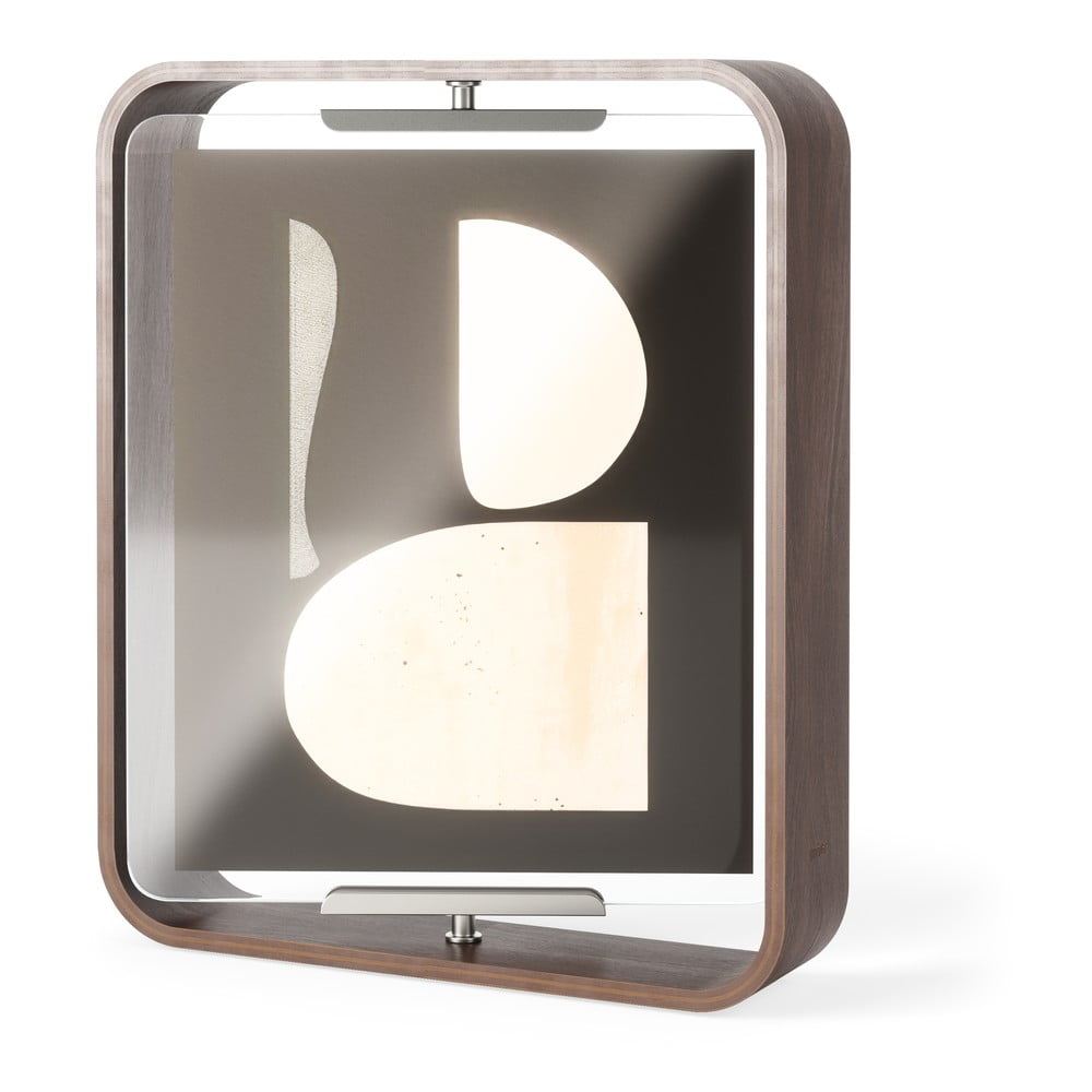 Sötétbarna fa álló képkeret 26x31