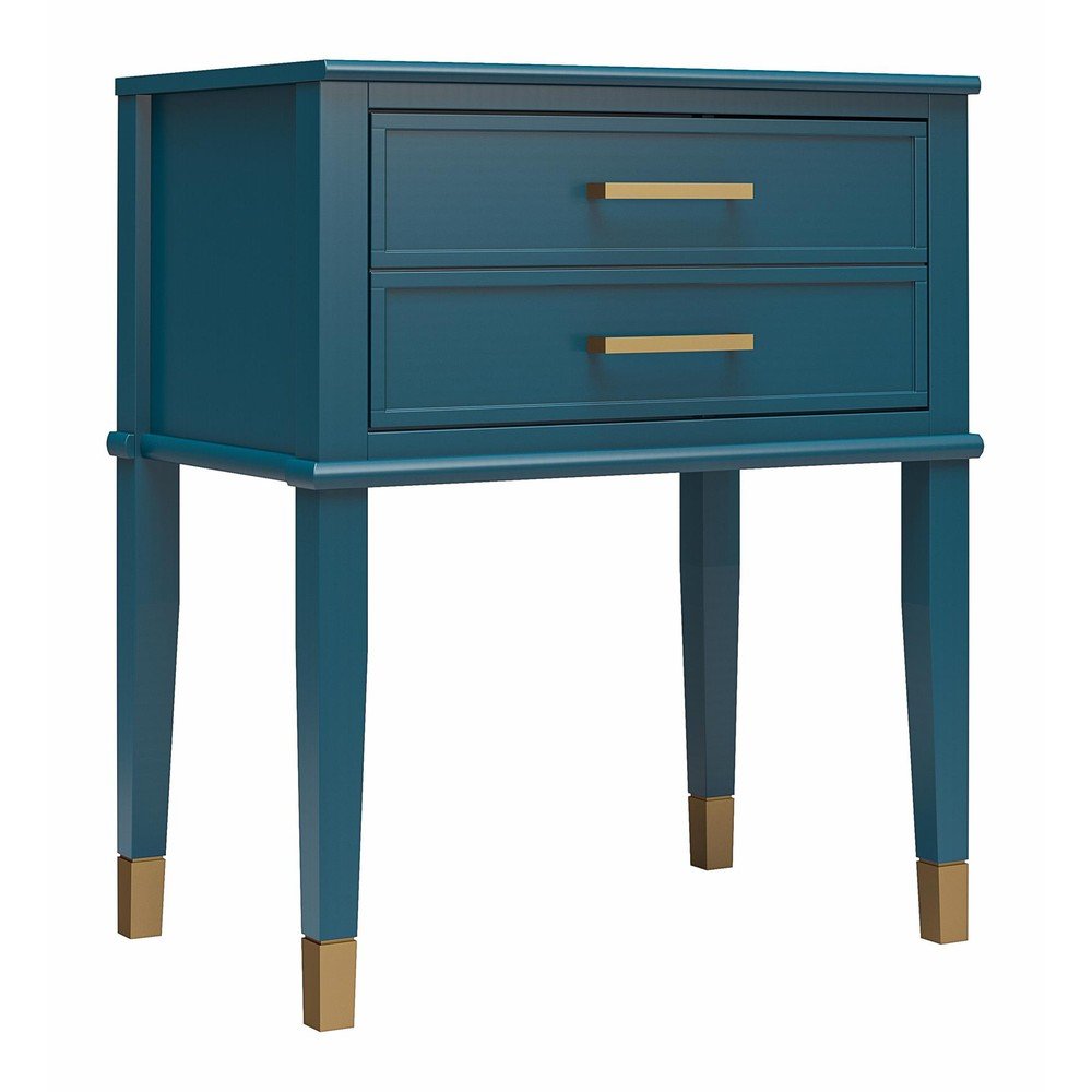 Sötétkék éjjeliszekrény Westerleigh – CosmoLiving by Cosmopolitan