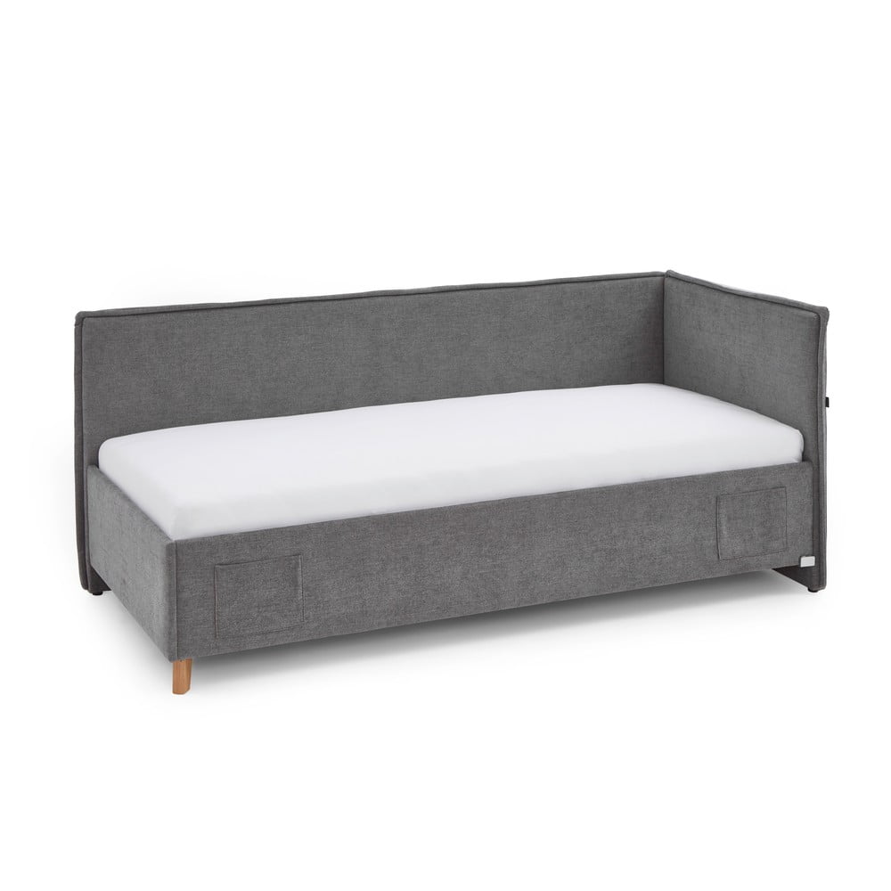 Szürke gyerekágy tárolóhellyel 90x200 cm Fun – Meise Möbel