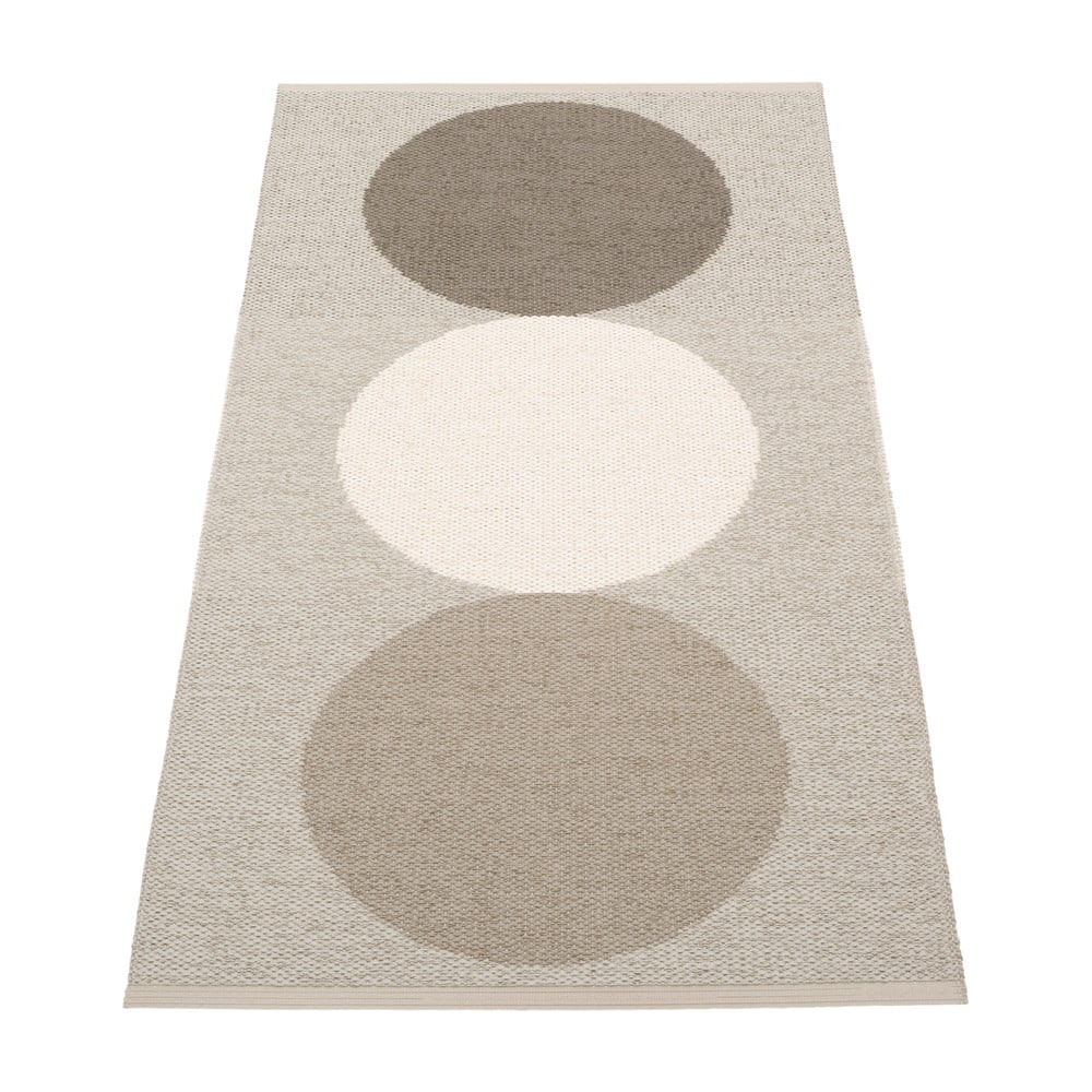 Szürke-krémszínű kültéri-beltéri szőnyeg 70x140 cm Otto Clay – Pappelina