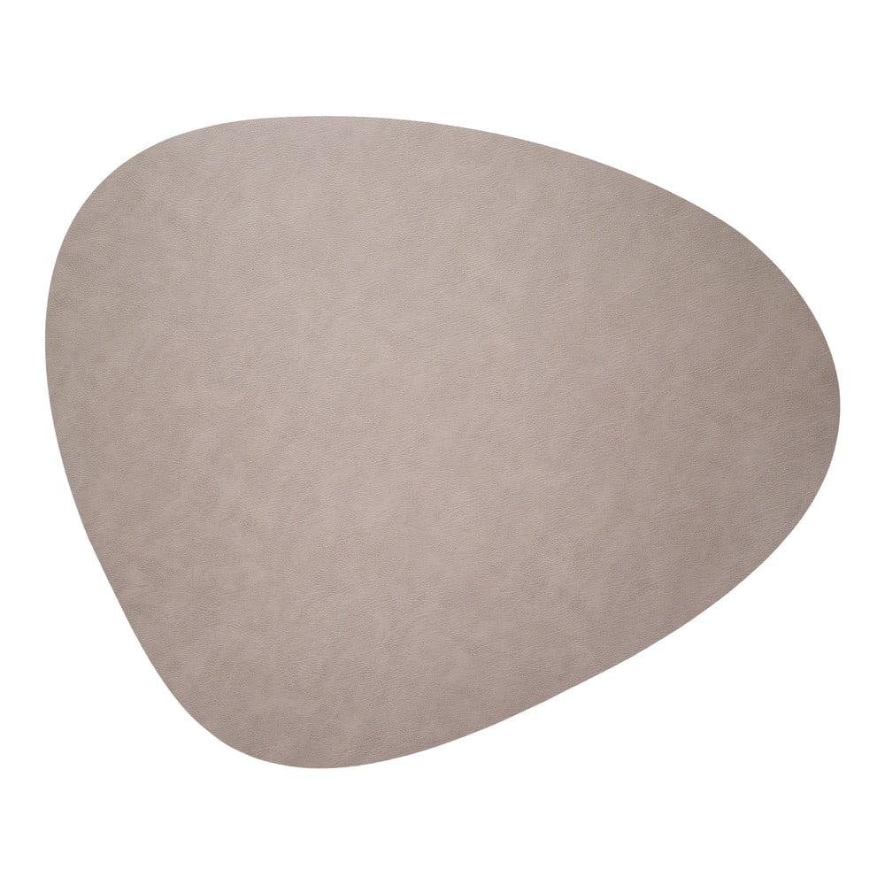 Szürkésbézs bőr 115x135 cm Curve XXXL Bull – LIND DNA