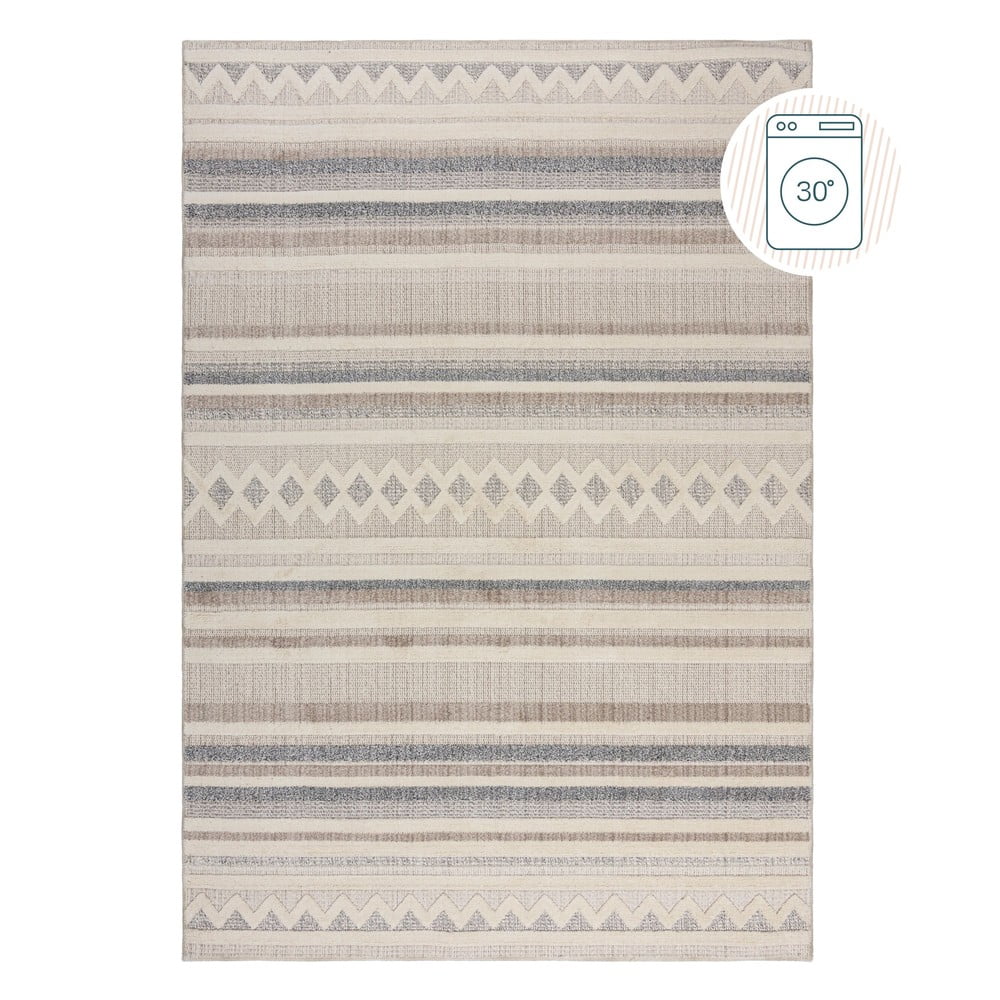 Szürkésbézs mosható szőnyeg 116x170 cm Everette – Flair Rugs