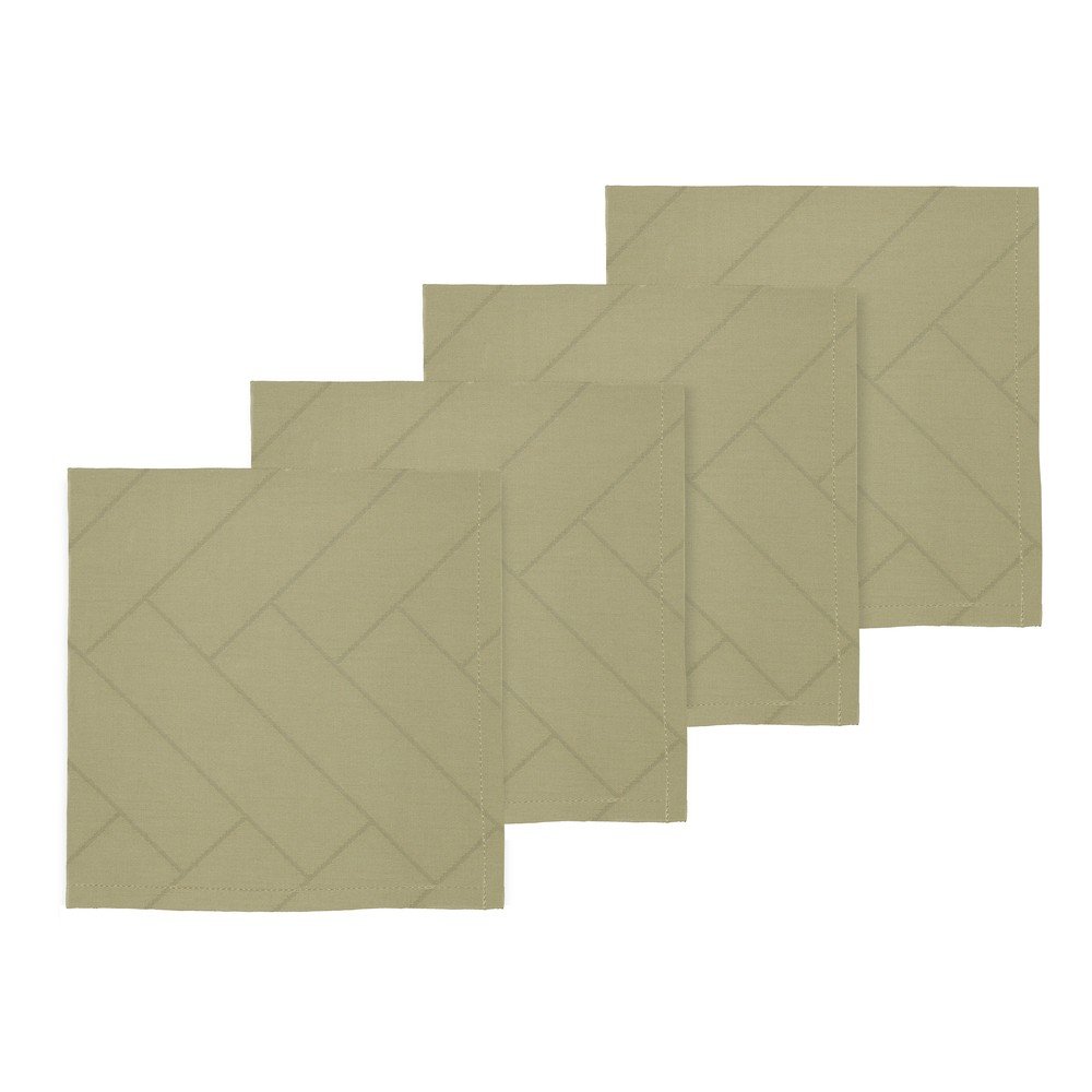 Textil szalvéta szett 4 db-os 45x45 cm Tiles – Södahl