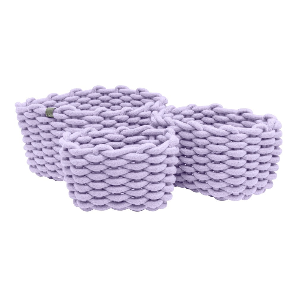 Textil tárolókosár szett 3 db-os 30x25x19 cm Tom Tailor – Wenko