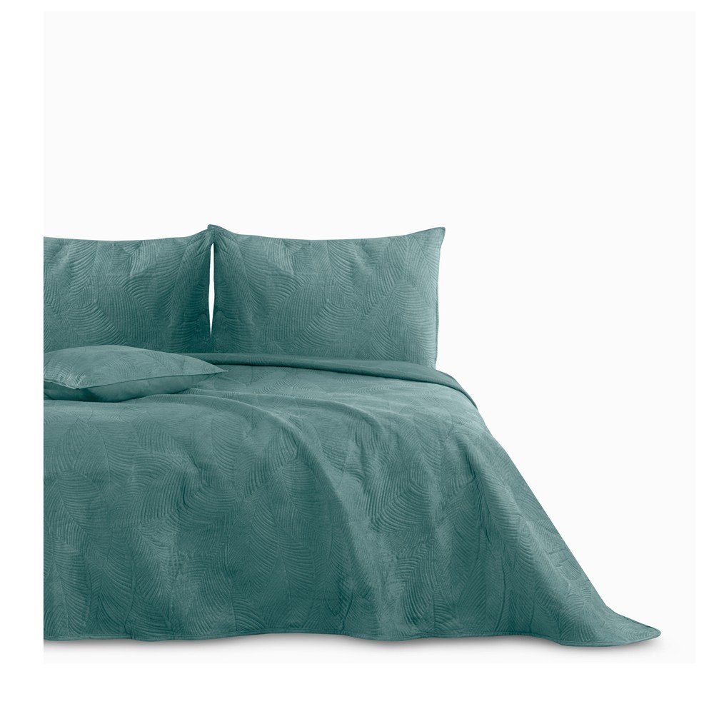 Türkiz ágytakaró franciaágyra 200x220 cm Palsha – AmeliaHome