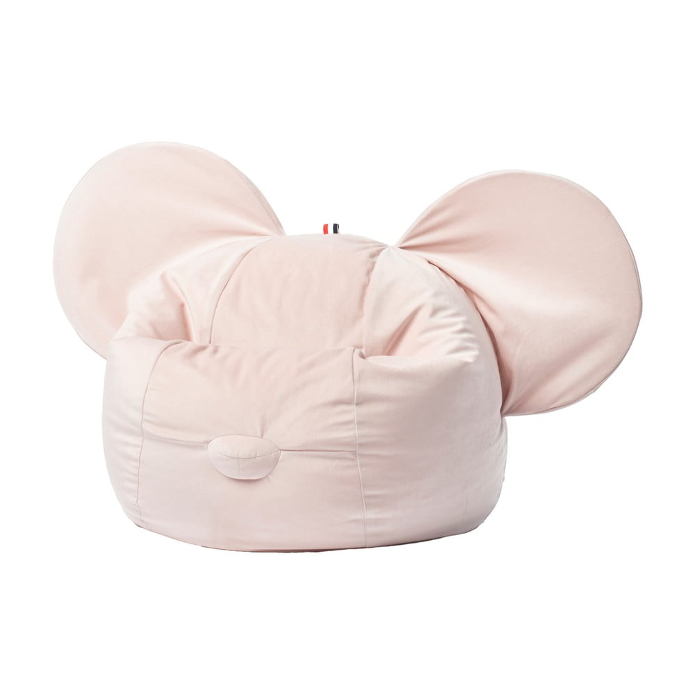 Világos rózsaszín gyerek babzsák Ears – The Brooklyn Kids