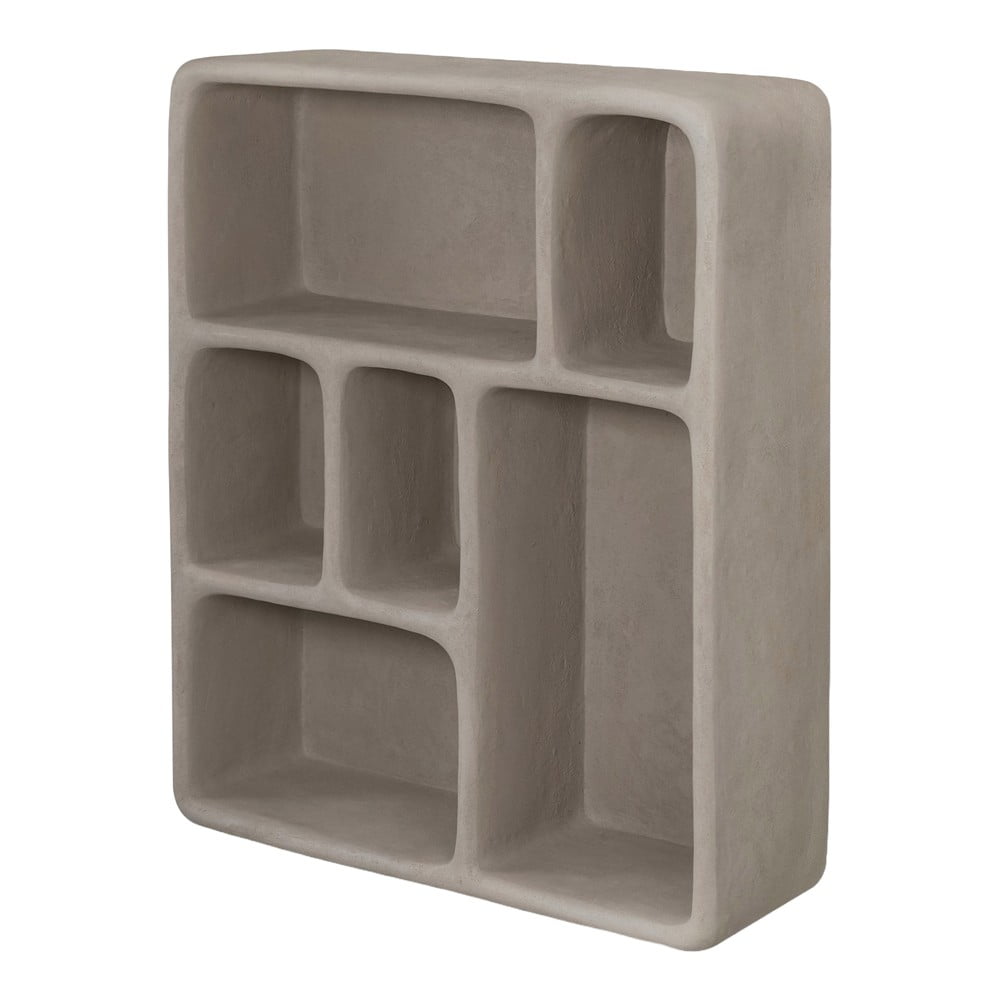 Világosszürke többszintes fali polc kő dekorral Art Studio – Mette Ditmer Denmark