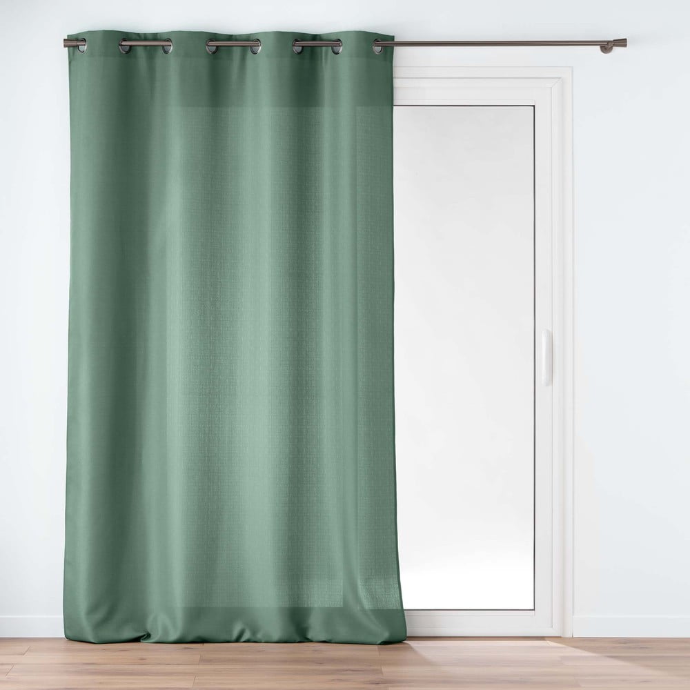 Zöld függöny 140x280 cm Soline – douceur d'intérieur