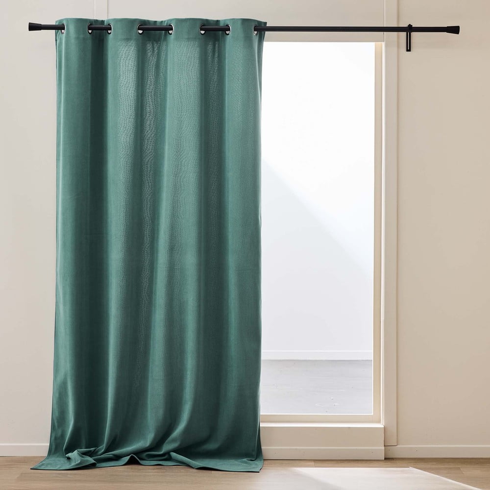 Zöld kordbársony termo függöny 140x260 cm Madison – douceur d'intérieur