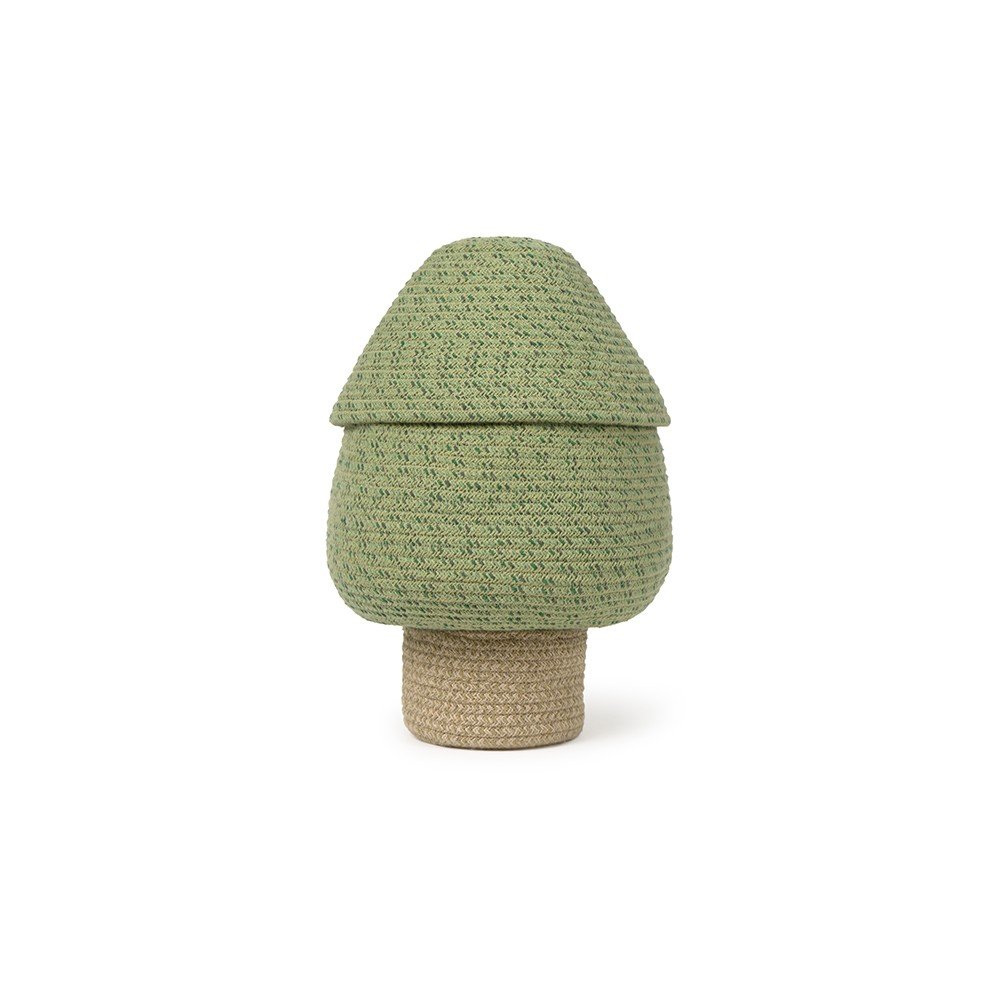 Zöld textil játéktároló kosár ø 25x36 cm Big Tree – Lorena Canals