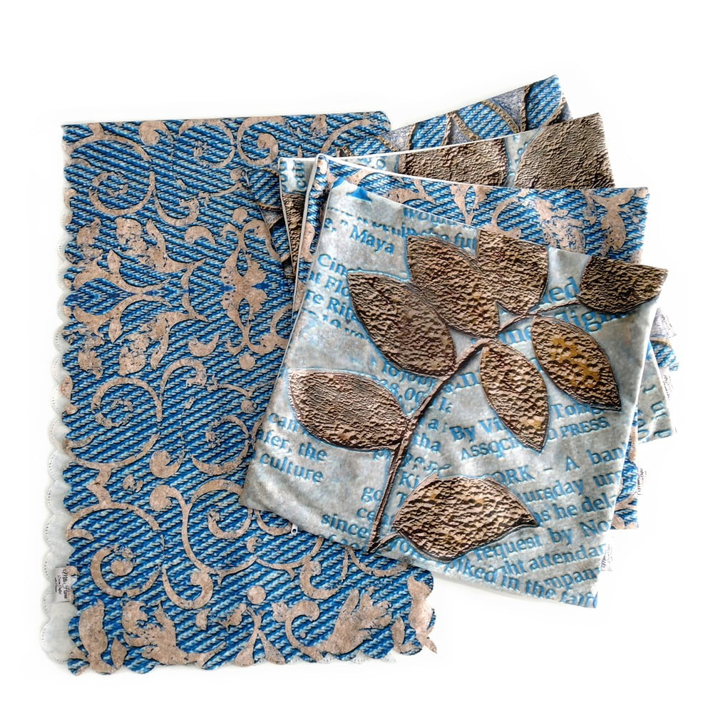 4 db párnahuzat és asztali futó szett – Mila Home